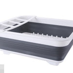Folding Kitchen Dish Drainer Drying Rack Tableware Plate Holder Dinnerware Shelf Storage Organizer Kitchen Accessories