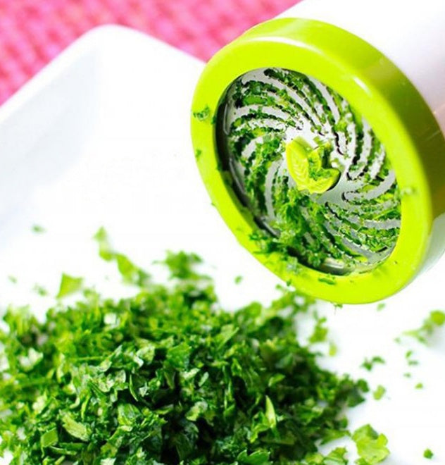 Homzoom Herb Grinder & Spice Mill – Stainless Steel Parsley Shredder Chopper