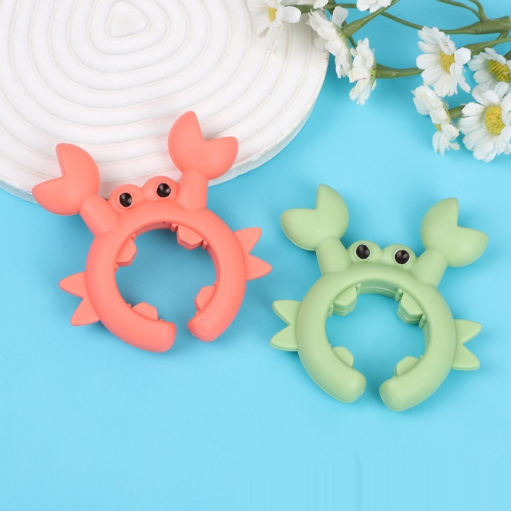 Homzoom Little Crab Spatula Holder – Silicone Anti-Overflow Turner Frame