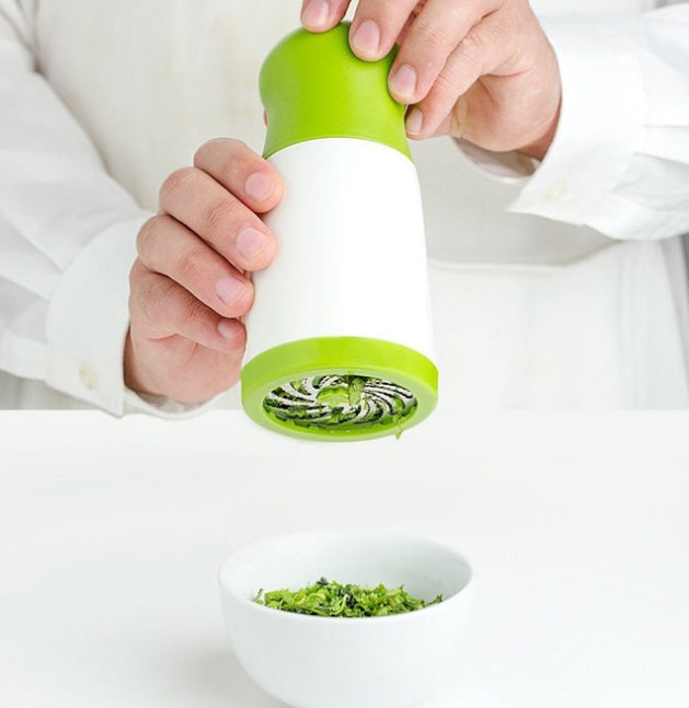 Homzoom Herb Grinder & Spice Mill – Stainless Steel Parsley Shredder Chopper