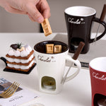 Homzoom Ceramic Chocolate Fondue Cup