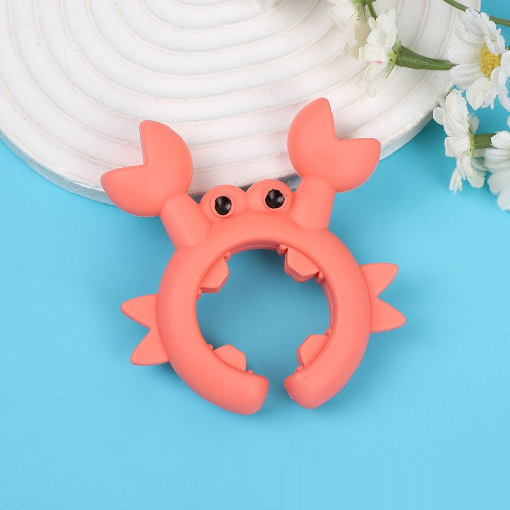 Homzoom Little Crab Spatula Holder – Silicone Anti-Overflow Turner Frame