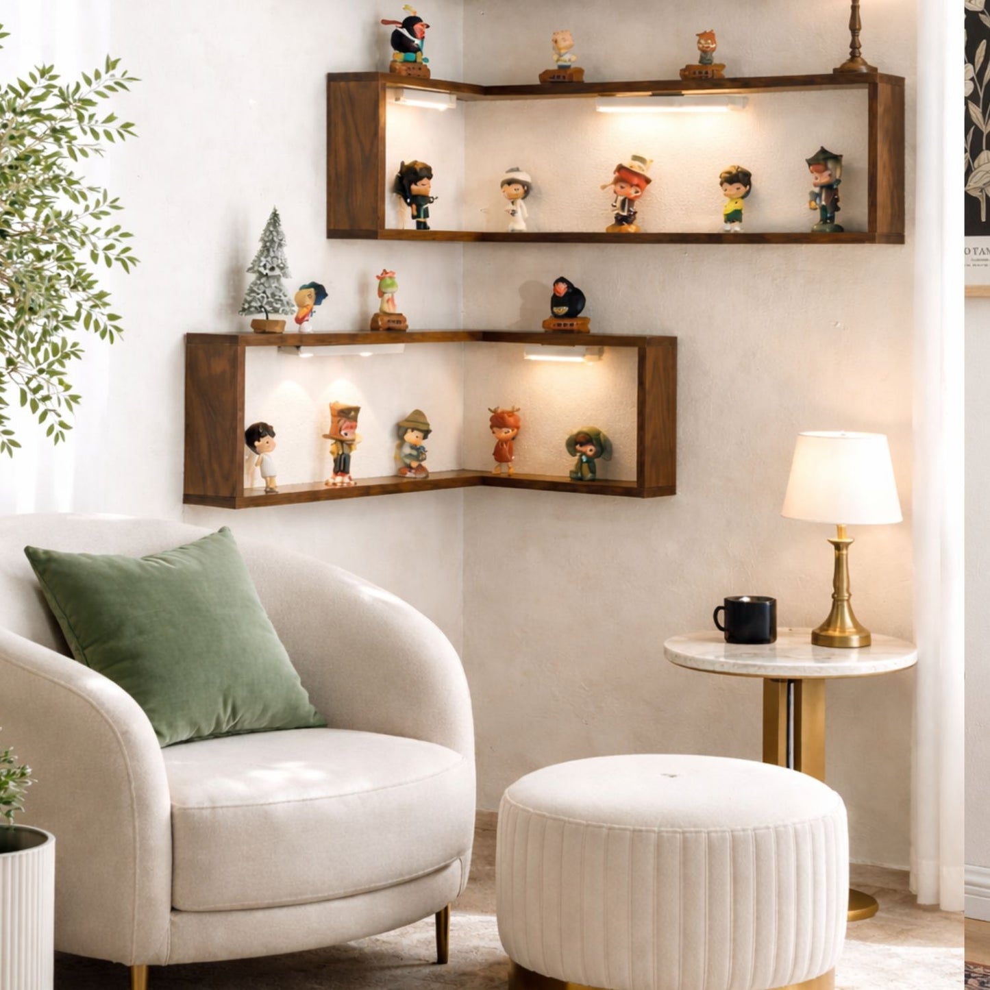 Turn Dead Corners Into Stylish Storage in Seconds