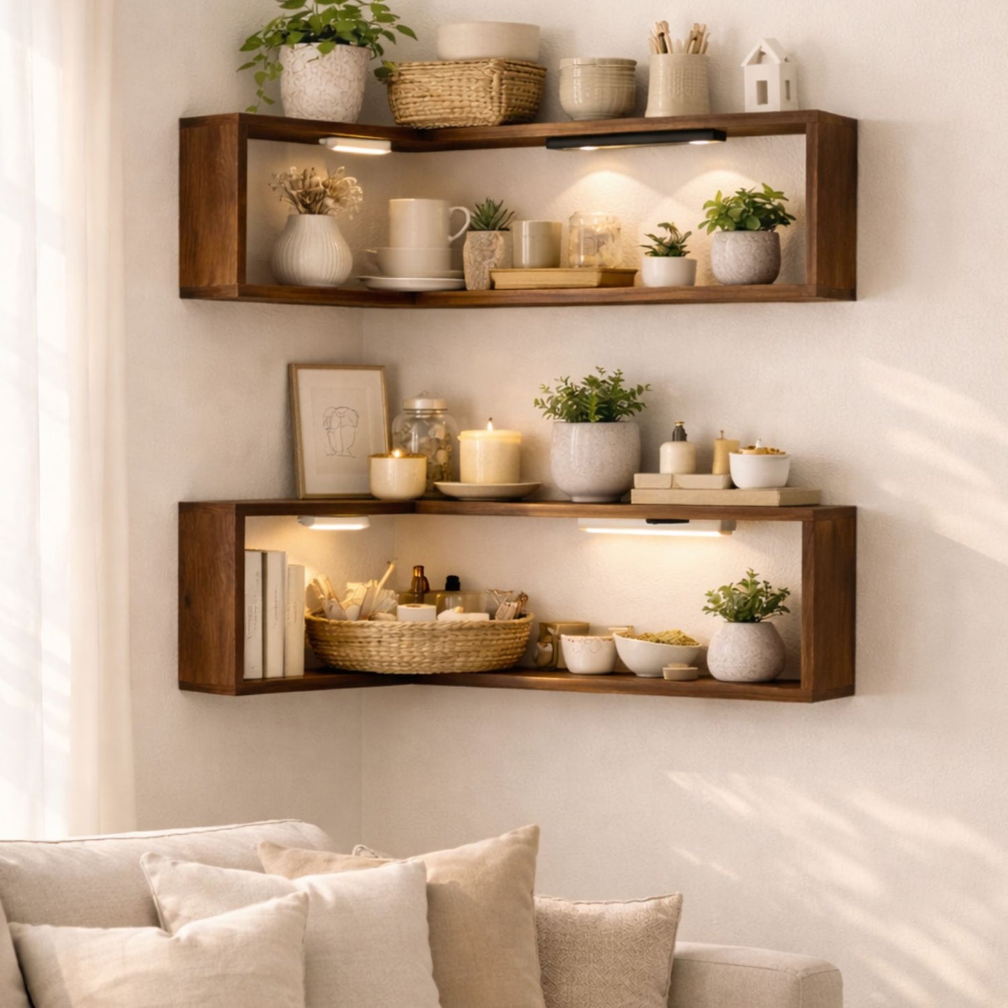 Turn Dead Corners Into Stylish Storage in Seconds