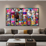 Homzoom Abstract Street Graffiti Wall Art