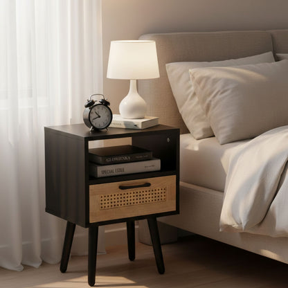 Modern Nightstand with Storage