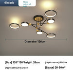 Led Lighting Chandelier Living Room Bedroom Lamps