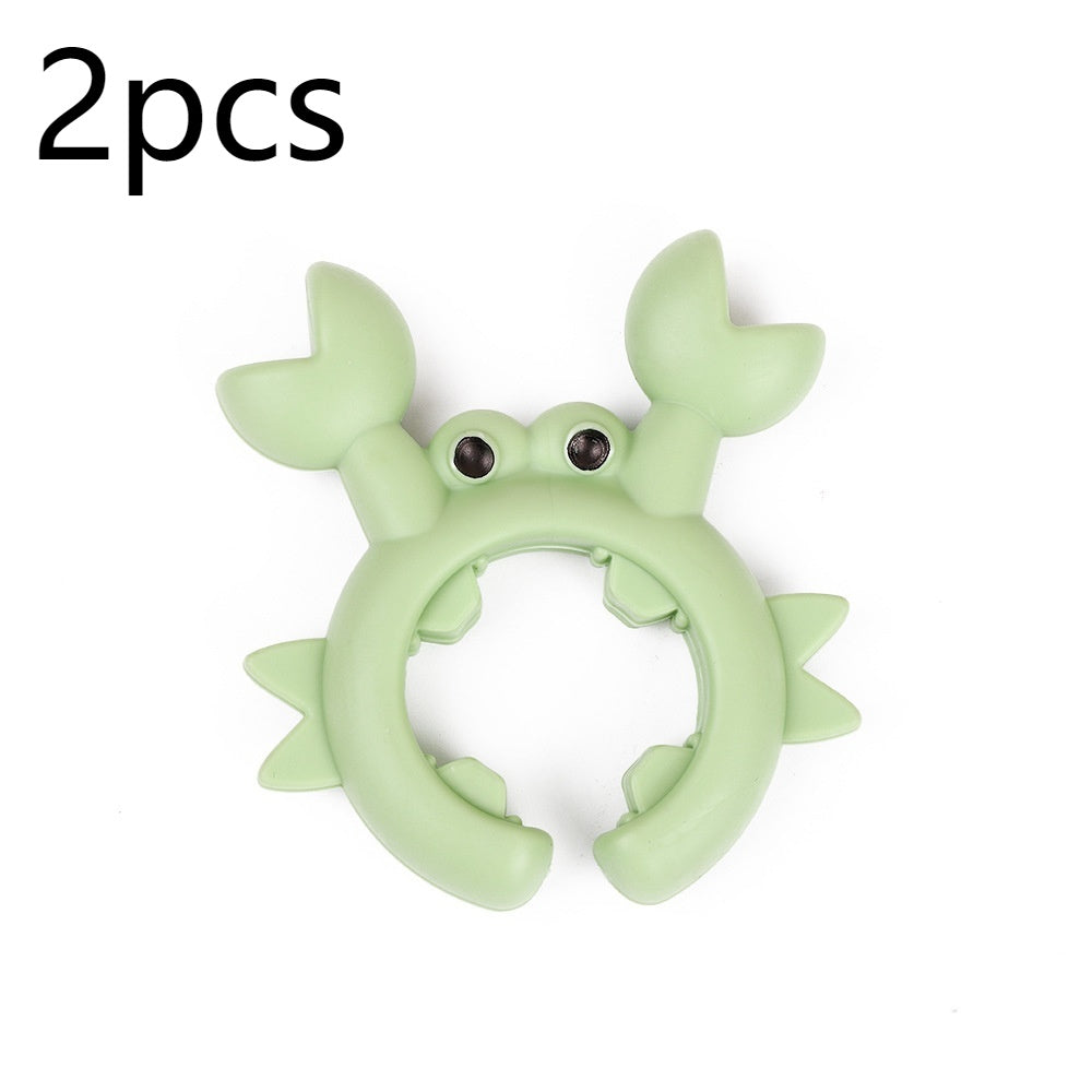 Homzoom Little Crab Spatula Holder – Silicone Anti-Overflow Turner Frame