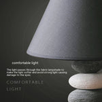 Creative And Cozy Fabric Eye-protection Lamp Living Room And Dining Table Decoration